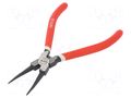 Pliers; for circlip; internal; Pliers len: 180mm; straight YATO YT-2137