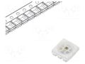 Programmable LED; SMD; 5050; RGB; 5x5x1.5mm; 120°; 5mA; Front: flat LUMEX SMD-LX5050RGB-TR