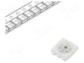 Programmable LED; RGB; SMD; 5050; 5VDC; 5x5x1.5mm; 120°; 5mA LUMEX SMD-LX5050RGB-TR