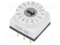 Encoding switch; HEX/BCD; Pos: 16; THT; Rcont max: 80mΩ; 7Ncm; T/S/Q SUNGMUN ELECTRONICS TDR-16