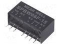 Converter: DC/DC; 6W; Uin: 9÷36VDC; Uout: 15VDC; Iout: 0÷400mA; SIP8 MEAN WELL SPBW06F-15