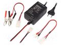 Charger: for rechargeable batteries; acid-lead; 1A; 7÷20Ah ABASCO AB-12.100/ST8VA