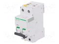 Circuit breaker; 400VAC; Inom: 2A; Poles: 1+N; Charact: C; 10kA; IP20 SCHNEIDER ELECTRIC A9F07602