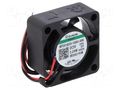 Fan: DC; axial; 5VDC; 25x25x10mm; 2.21m3/h; Vapo; 6800rpm; Len: 0.15m SUNON MF25100V3-A99-A
