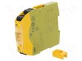 Module: extension; Usup: 24VDC; IN: 1; OUT: 3; for DIN rail mounting PILZ PZ-750167