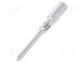 Contact; male; copper alloy; silver plated; 2.5mm2; 14AWG; bulk DEGSON ELECTRONICS 10A-SM-2.5