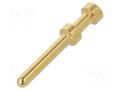 Contact; male; copper alloy; gold-plated; 0.37mm2; 22AWG; bulk DEGSON ELECTRONICS 16A-GM-0.37
