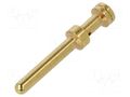 Contact; male; copper alloy; gold-plated; 0.75mm2; 18AWG; bulk DEGSON ELECTRONICS 16A-GM-0.75