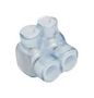 TERMINAL, WIRE SPLICE, 6AWG, CLEAR, ALUM PCSB600-2S-4Y