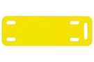 MARKER PLATE, 76.2 X 12.7MM, YELLOW,PK50 M300X050Y6C