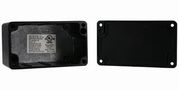 ENCLOSURE, WALL, ALUMINIUM, BLACK AN-1303-AB