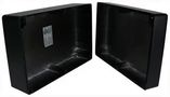 ENCLOSURE, WALL, ALUMINIUM, BLACK AN-1308-AB