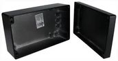ENCLOSURE, WALL, ALUMINIUM, BLACK AN-1322-AB