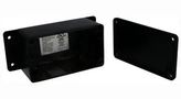 ENCLOSURE, WALL MOUNT, ALUMINIUM, BLACK AN-2803-AB