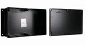 ENCLOSURE, WALL MOUNT, ALUMINIUM, BLACK AN-2807-AB