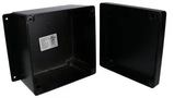 ENCLOSURE, WALL MOUNT, ALUMINIUM, BLACK AN-2810-AB