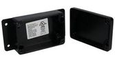 ENCLOSURE, WALL MOUNT, ALUMINIUM, BLACK AN-2812-AB