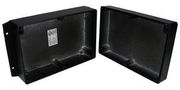 ENCLOSURE, WALL MOUNT, ALUMINIUM, BLACK AN-2858-AB