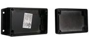 ENCLOSURE, WALL MOUNT, ALUMINIUM, BLACK AN-2863-AB