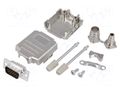 Connector: D-Sub HD; PIN: 15; plug; male; soldering; for cable ENCITECH DPPK09-M-HDP-K
