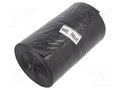 Trash bags; polyetylene LD; black; 60l; 50pcs. PLAST PL.03-02-06719