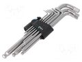 Wrench-set; Hex Plus key; stainless steel; 9pcs. WERA WERA.05022720001