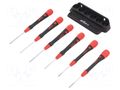 Kit: screwdrivers; precision; Phillips,slot; PicoFinish®; 6pcs. WIHA WIHA.42990