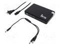 Power supply: router UPS; 30W; 5V,9V,12V,24V; PoE; 160x105x28mm IPS ROUTERUPS-30-POE