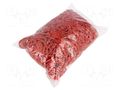 Rubber bands; Width: 1.5mm; Thick: 1.5mm; rubber; red; Ø: 40mm; 1kg PLAST PL.07-01-7422