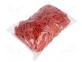 Rubber bands; Width: 3mm; Thick: 1.5mm; rubber; red; Ø: 80mm; 1kg PLAST PL.07-01-78231