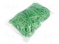 Rubber bands; Width: 3mm; Thick: 1.5mm; rubber; green; Ø: 80mm; 1kg PLAST PL.07-01-7833