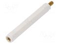 Insulating sleeve; Int.thread: M4; L: 60mm; UL94V-2; polyamide DREMEC TFM-M4X60/DR2186