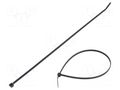 Cable tie; L: 290mm; W: 3.7mm; black; polyamide; 178N; Ømax: 76mm PANDUIT PLT3I-C0