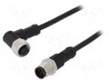 Cable: for sensors/automation; plug; PIN: 5; 0.5m; Insulation: PVC AMPHENOL LTW M12A05ML12AFRSDA05