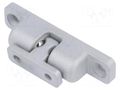 Ball catches; W: 14.5mm; L: 68mm; cast zinc; silver; 50N ELESA+GANTER GN4490-ZD-68-1-SR