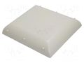 Fan: AC; roof; 230VAC; 600m3/h; 64dBA; ball; IP44; 400x350x102mm Alfa Electric ALFATORR0600