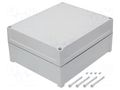 Enclosure: multipurpose; X: 289mm; Y: 344mm; Z: 157mm; TEMPO; ABS FIBOX TA342916