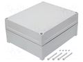 Enclosure: multipurpose; X: 289mm; Y: 344mm; Z: 157mm; TEMPO; ABS FIBOX TA342916