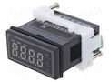 Meter; DC voltage; 5÷24VDC; on panel; Body dim: 48x24x50.5mm; 11mm AUTONICS M4NN-DV-1N