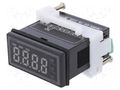 Meter; DC voltage; 5÷24VDC; on panel; Body dim: 48x24x50.5mm; 11mm AUTONICS M4NN-DV-1N