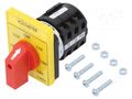 Switch: voltmeter cam switch; Stabl.pos: 7; 16A; for building in LUMEL PKT4-C43LXXXOFY000