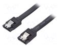 Cable: SATA; SATA plug,both sides; 0.5m; SATA III QOLTEC QOLTEC-50582