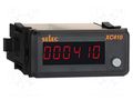 Meter: counter; digital,mounting; on panel; LED; 6 digits; 230VAC SELEC XC410-CU