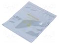 Protection bag; ESD; L: 305mm; W: 254mm; Thk: 76um; 100pcs; <100GΩ STATICTEC PRT-STP15254305