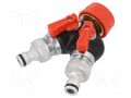 Garden valve; ABS,aluminium; double; 3/4" YATO YT-9941