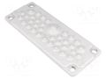 Multigate grommet; light grey; Holes no: 35; -40÷100°C; IP65 TRELLEBORG MC35