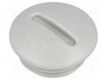 Stopper; PG9; polystyrene; light grey; 6mm OBO BETTERMANN OBO-2033097