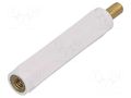 Insulating sleeve; Int.thread: M4; L: 40mm; UL94V-2; polyamide DREMEC TFM-M4X40/DR2186