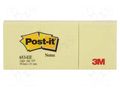 Sticky notes; 38x51mm; yellow; 3pcs. Post-it 38X51-3M-653/Y