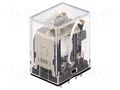 Relay: electromagnetic; DPDT; 24VDC; Icontacts max: 5A; industrial OMRON MY202USSV-24DC